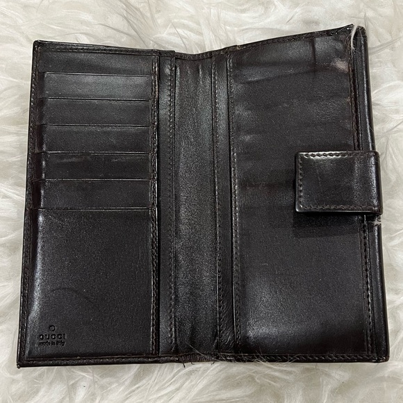 Authentic Gucci Continental Leather Wallet 🤎 - Picture 4 of 7